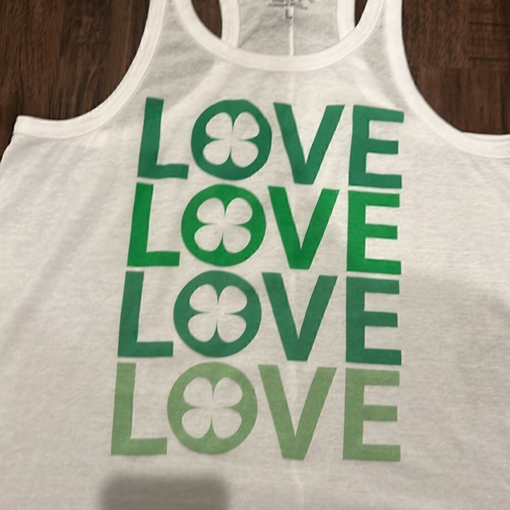Chaser “Love” Tank Top, Size Large - Picture 3 of 7